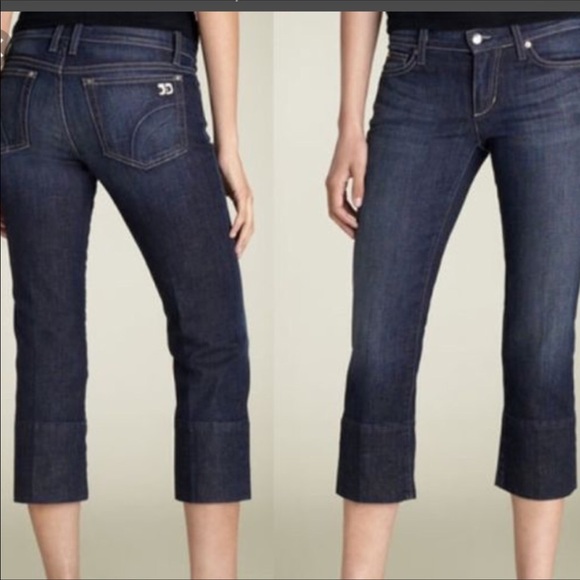 Joe's Jeans Denim - Joe's Jeans socialite kicker cuffed denim capris