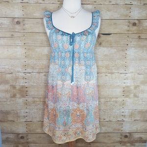 Anthropologie Lilka Tiny Bubbles Chemise Dress