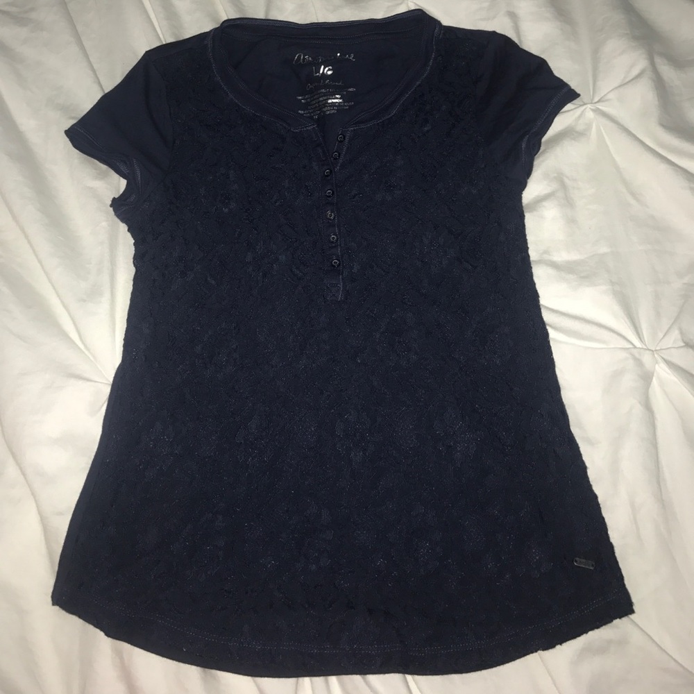 Navy blue Aeropostale shirt💙💙