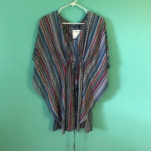 Three Islands Lifestyle Aztec Print Cover-Up