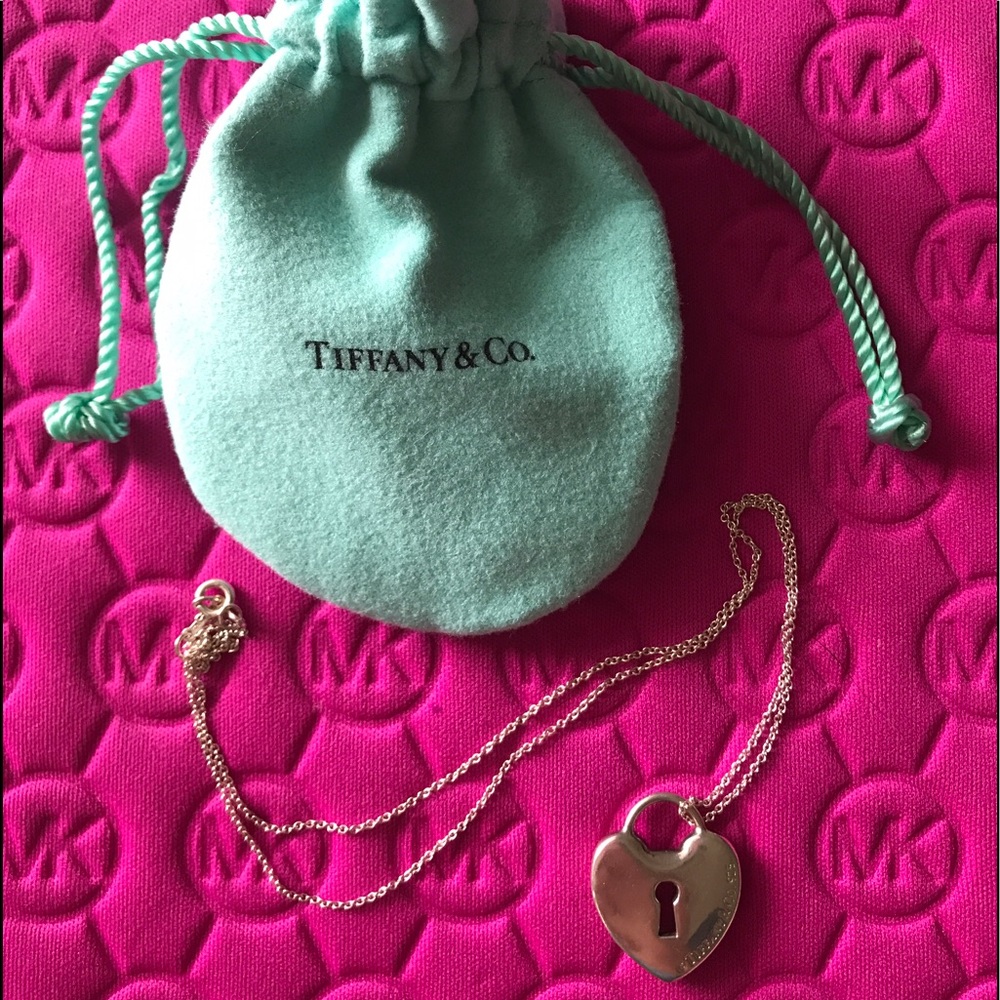 Tiffany & Co. open heart necklace