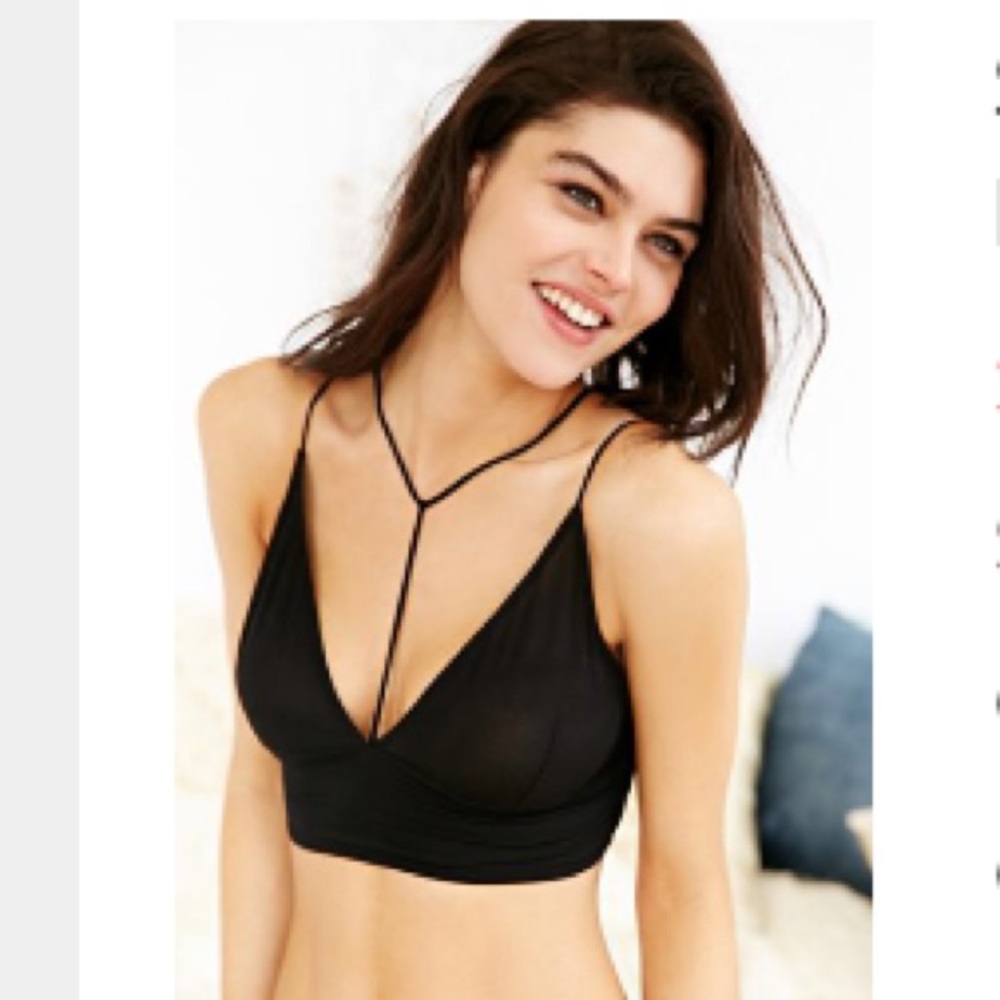 Silence & Noise Skinny T-Strap Bra Top