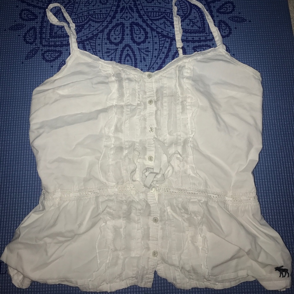 White Abercrombie & Fitch tank top💕