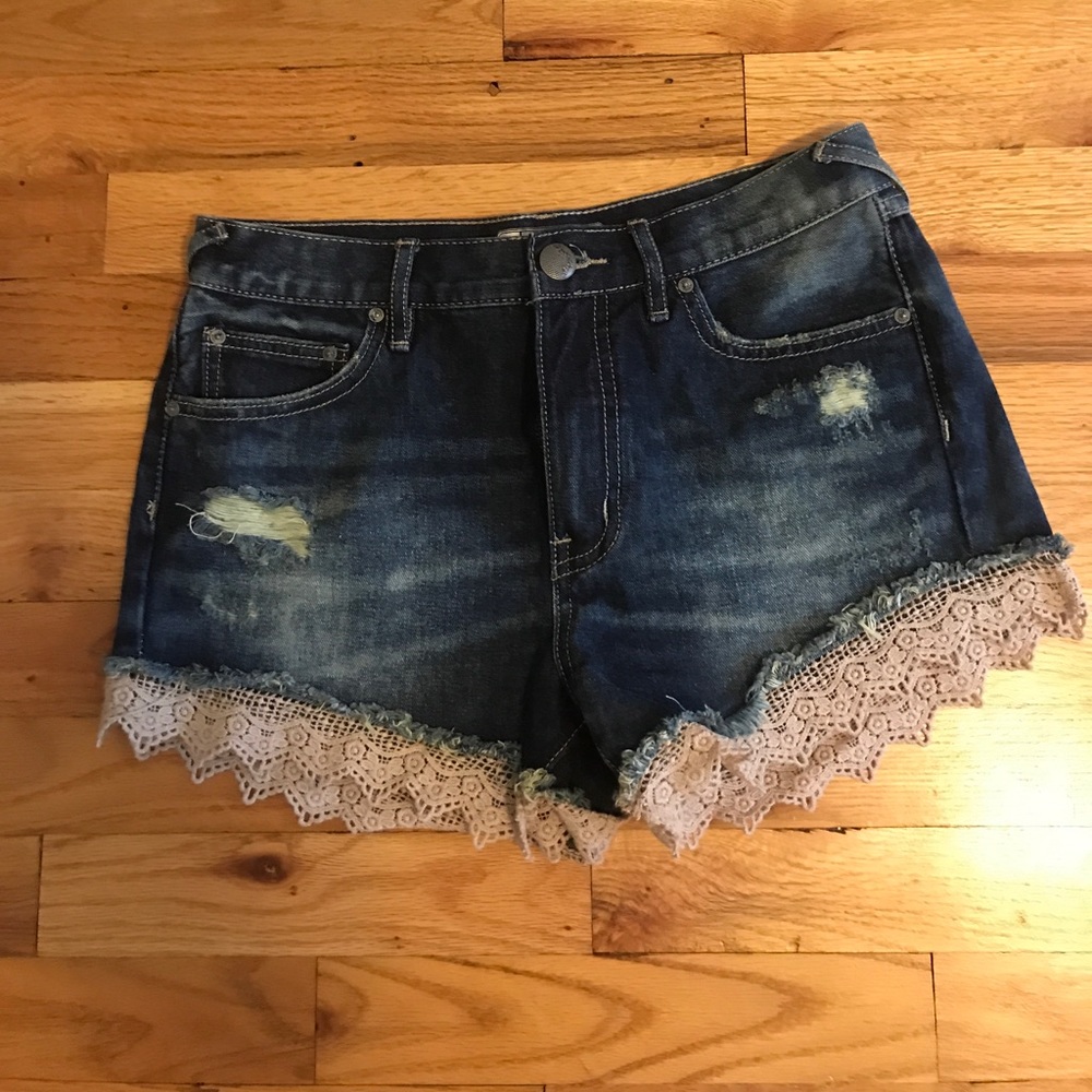 Free People jean shorts