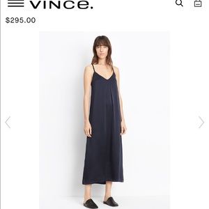 ⚡️SALE⚡️ Vince Silk slip dress in navy