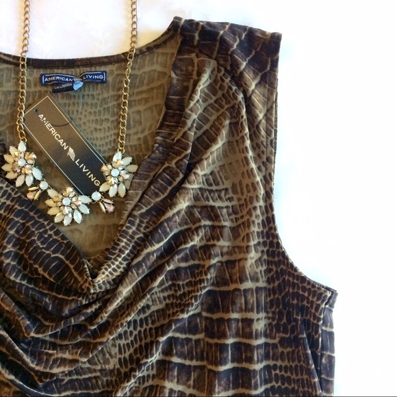 American Living Patterned Top NWT 🌞 - Picture 1 of 4
