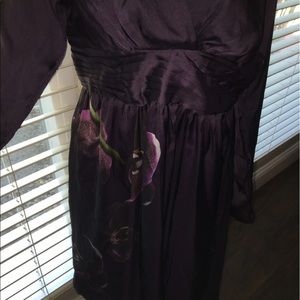 Deep purple dress
