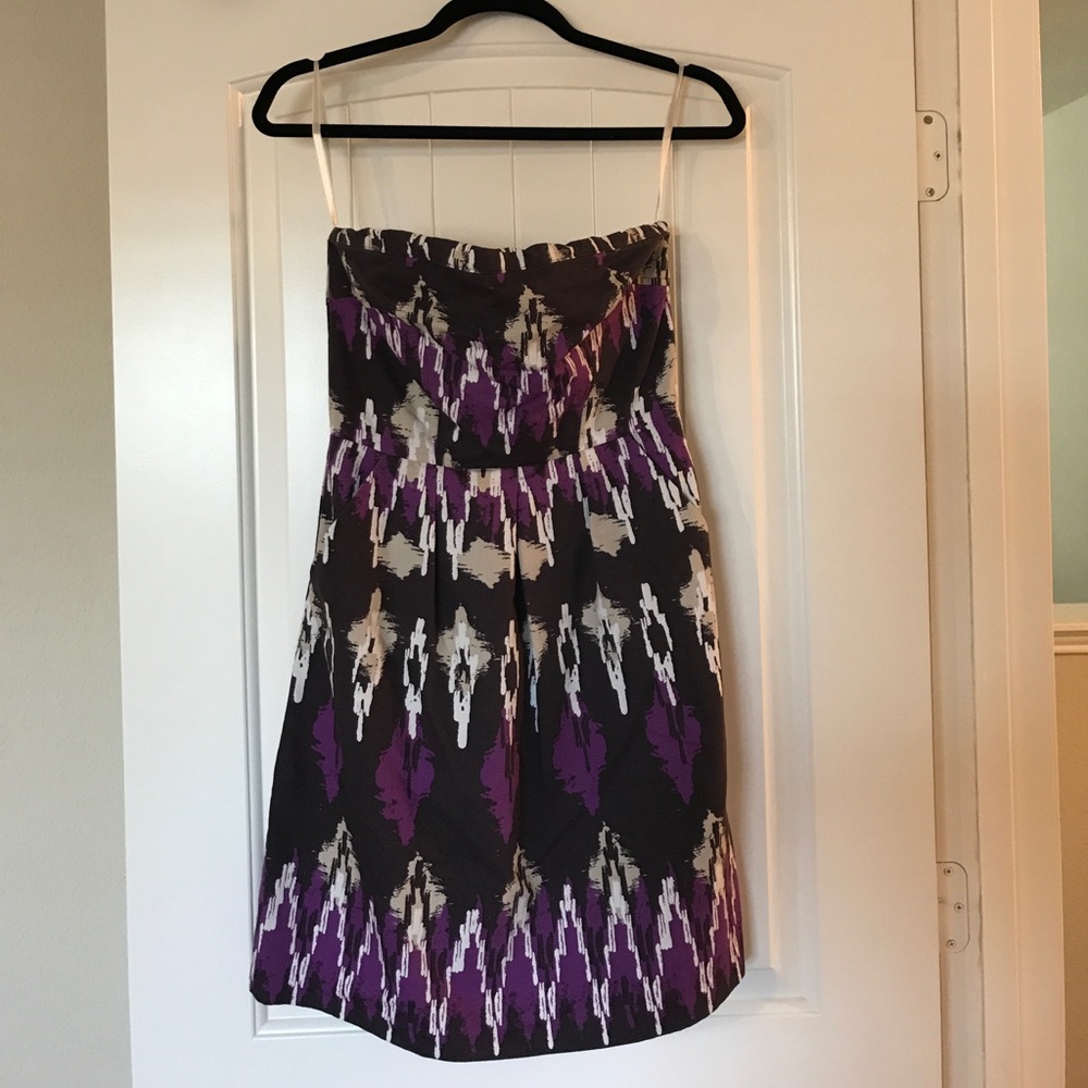 Strapless cocktail dress