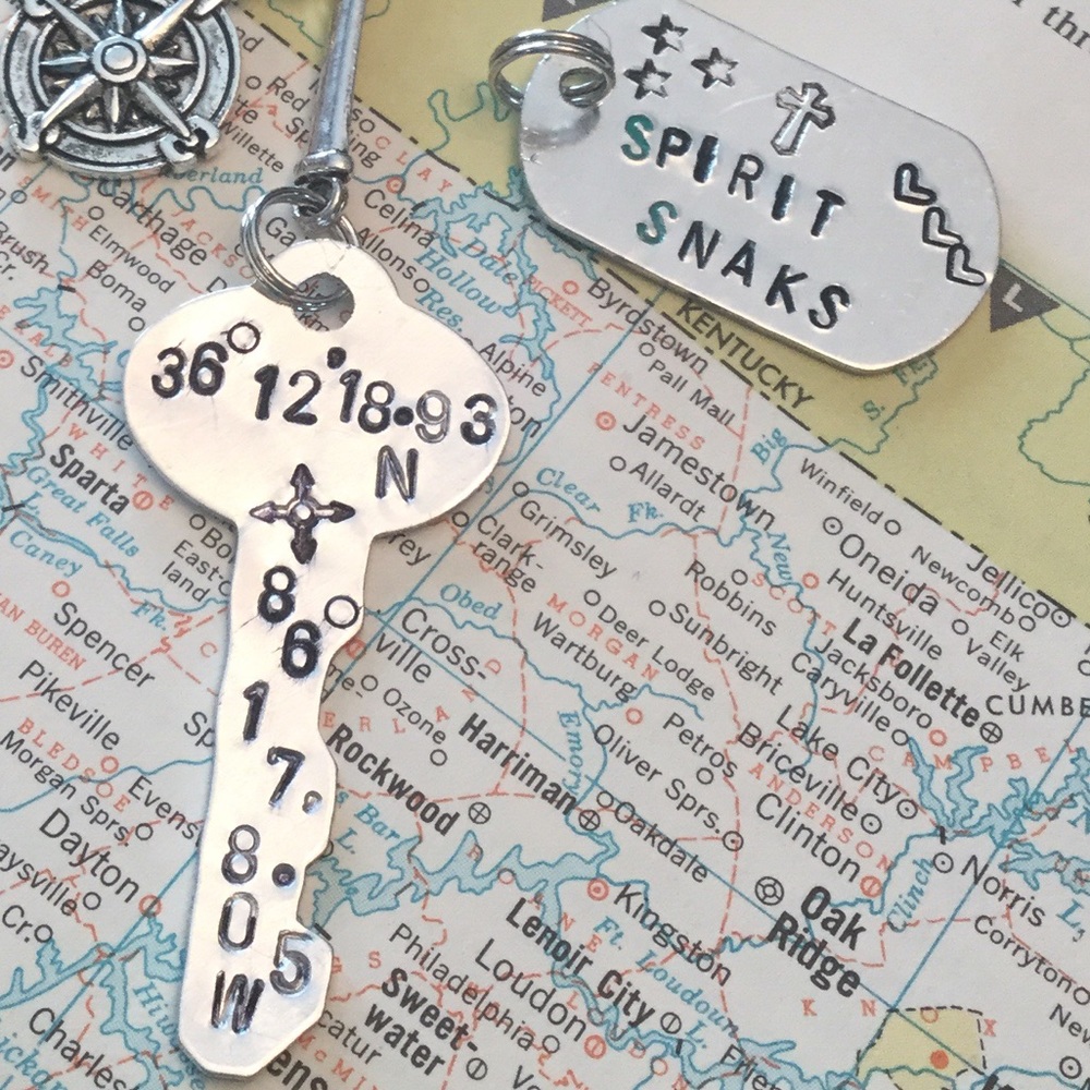 🗝Custom L&L stamped Silver Key🗝