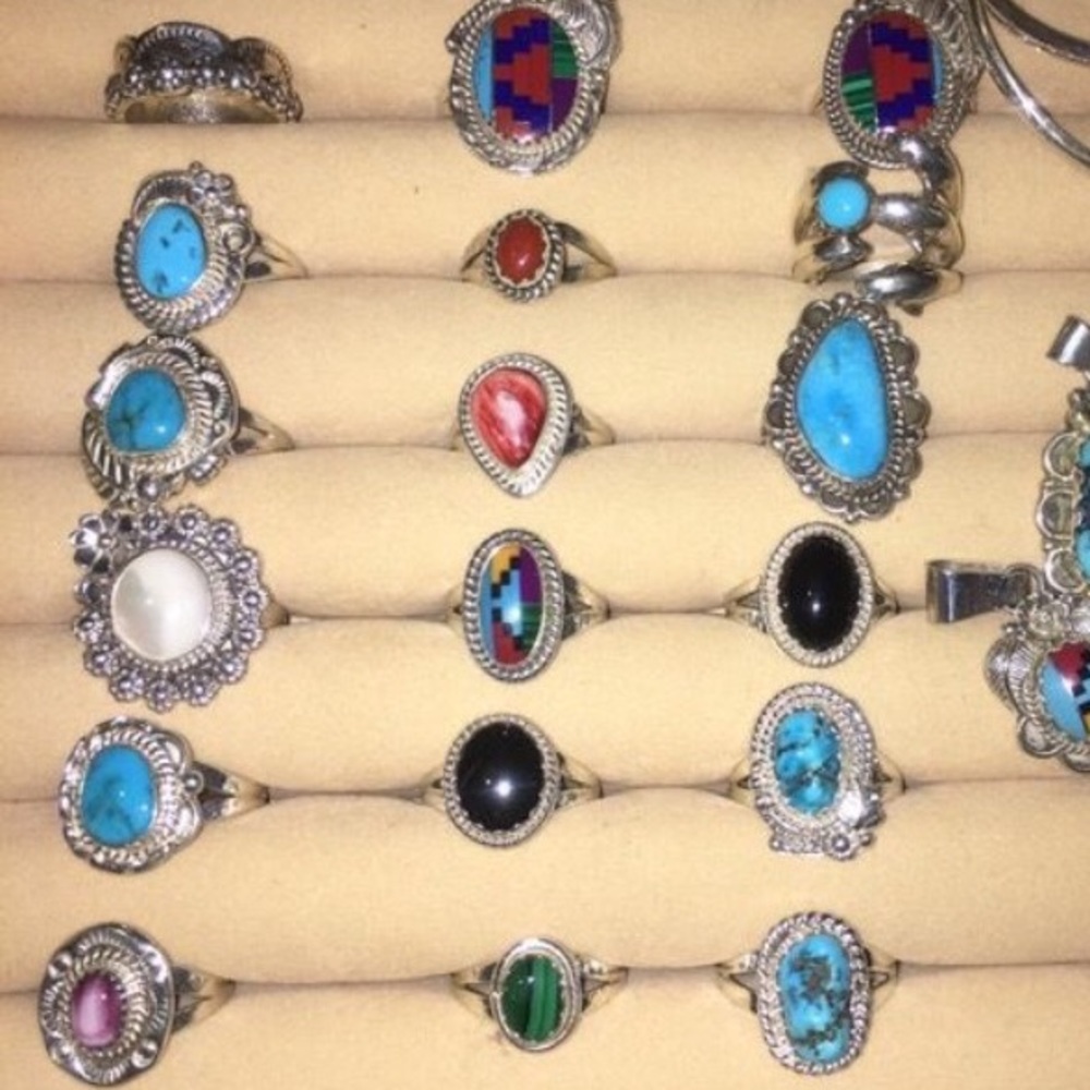 Native American jewelry.