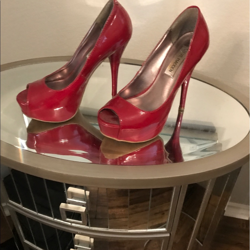 Steve Madden red heels