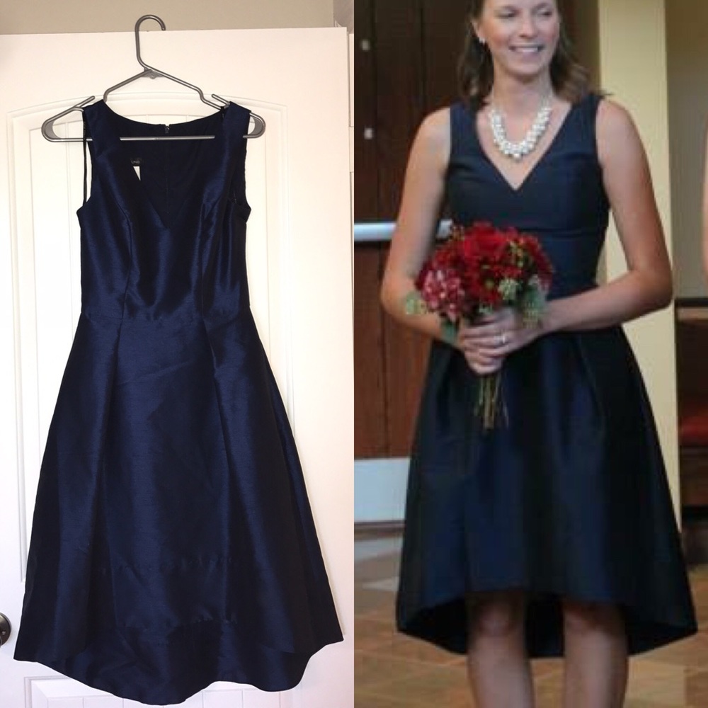 Navy Blue Bridesmaid dress