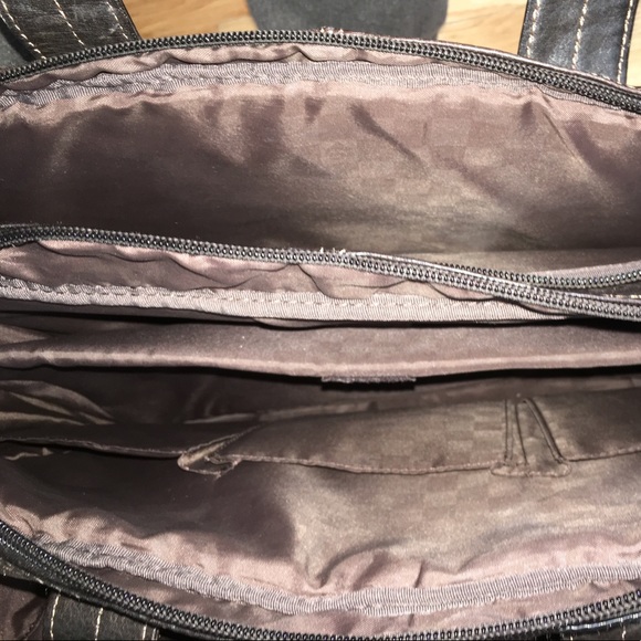 Leather computer bag - Picture 2 of 2