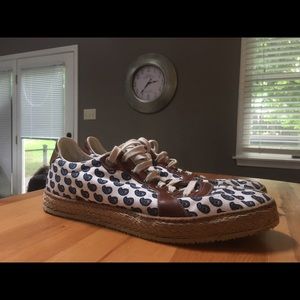 Authentic Gucci Mens Paisley Woven Sneaker
