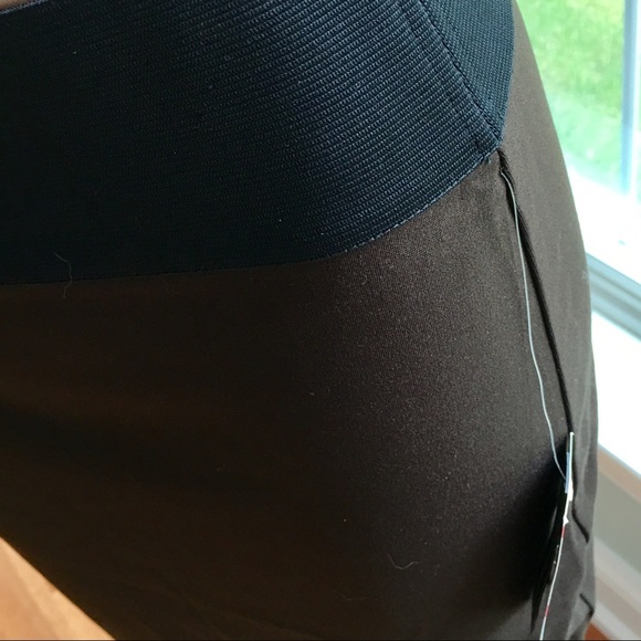 NEW ALFANI brown black body con career skirt midi - Picture 2 of 5