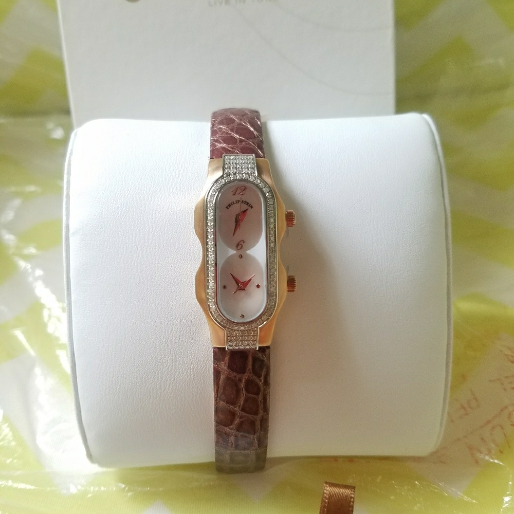 Philip Stein Mini watch with diamonds
