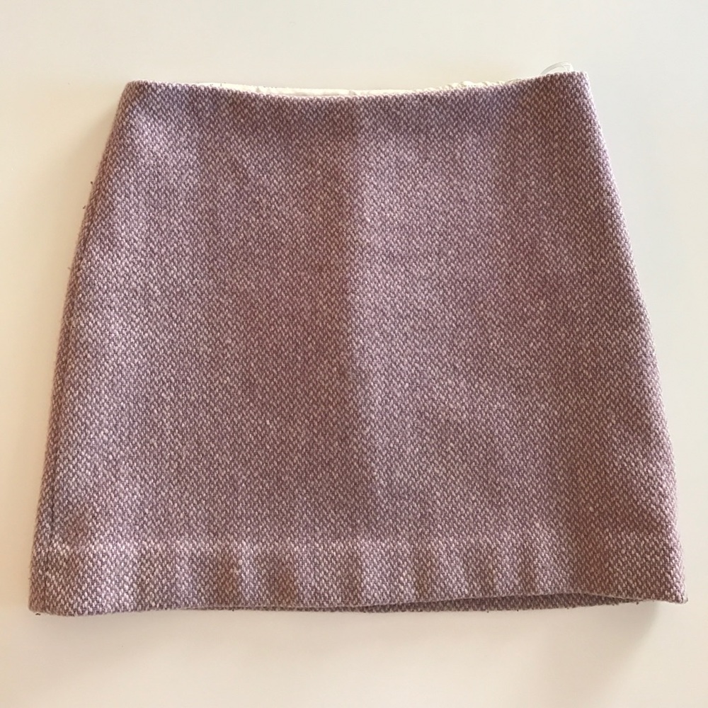 J. Crew Wool Mini Skirt