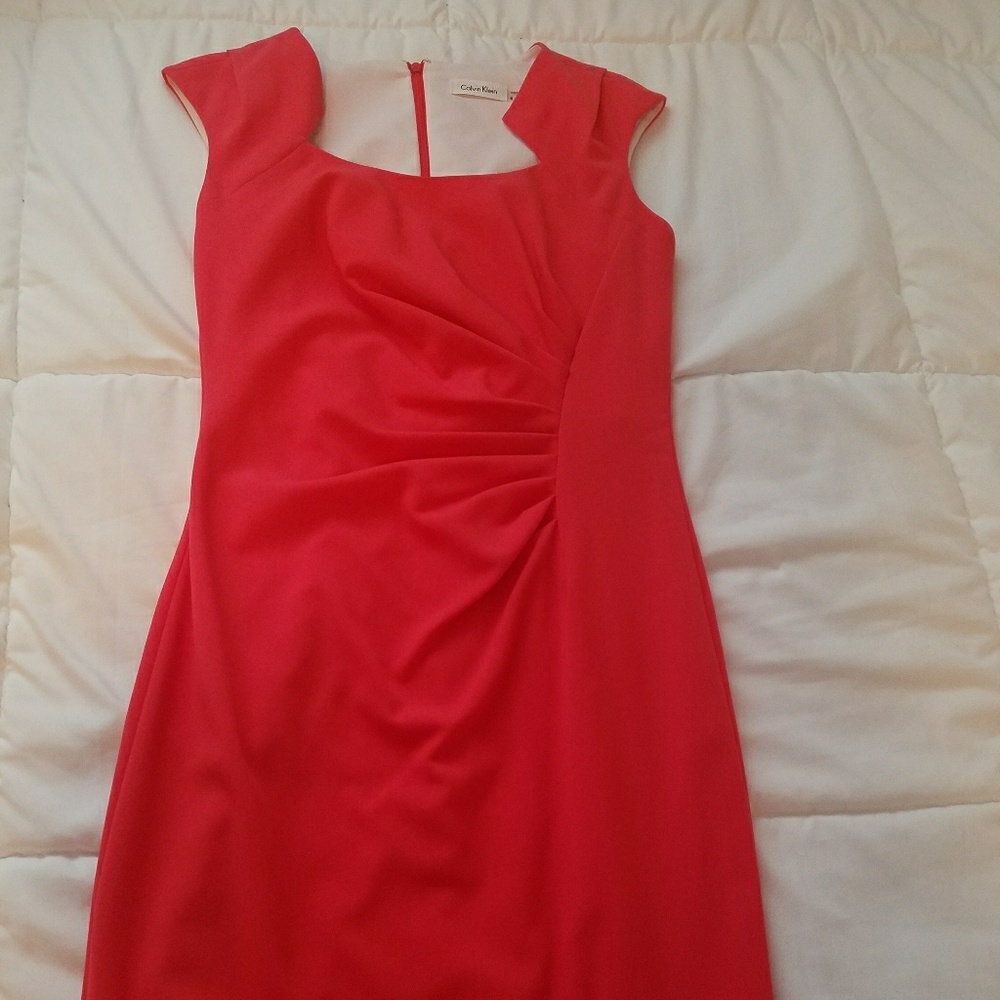 Final drop..Calvin Klein pink dress