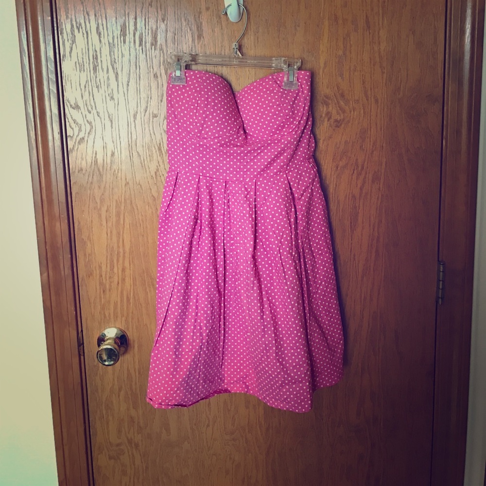 Strapless summer dress