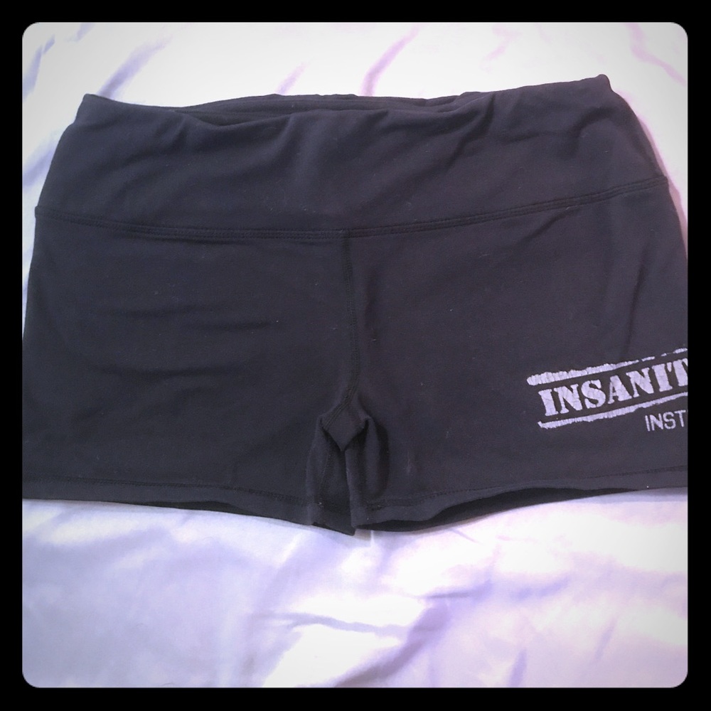 Beachbody Insanity Instructor Black Shorts sz Med
