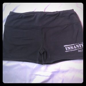Beachbody Insanity Instructor Black Shorts sz Med