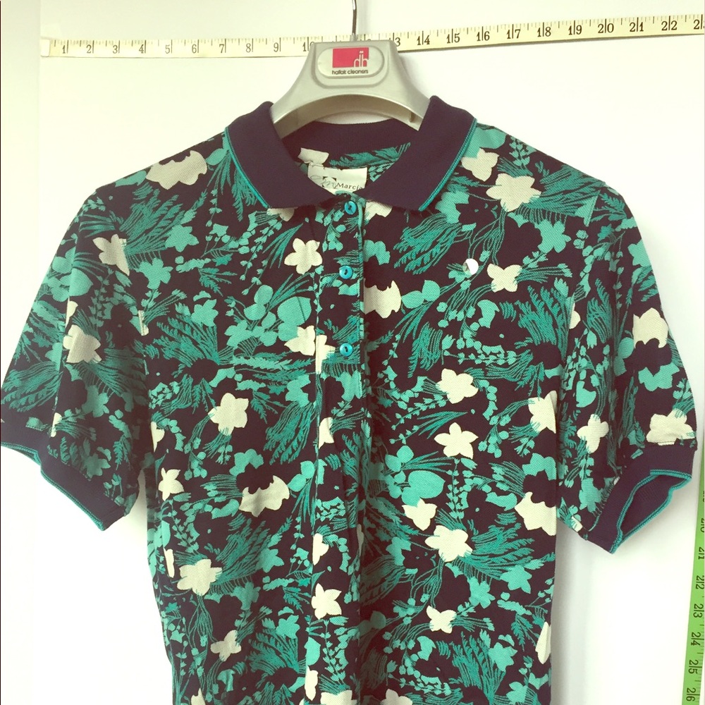 Marcia Women's Blue/Aqua Golf Polo Size XL