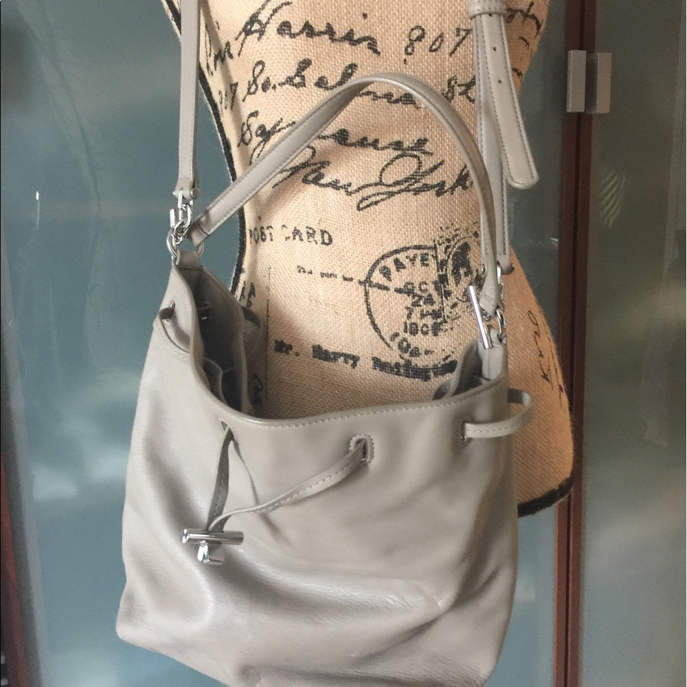 Tory Burch Toggle Drawstring Bucket Bag