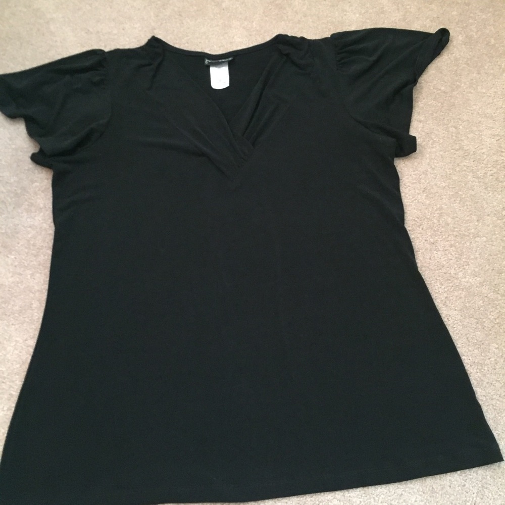 Soft Black Dressy Top