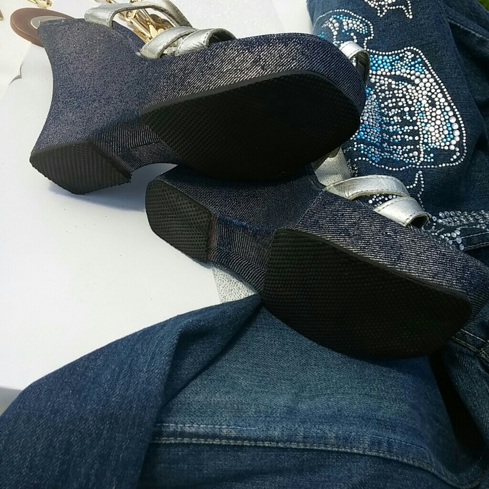 Vintage Candie's platform wedges - Picture 5 of 6