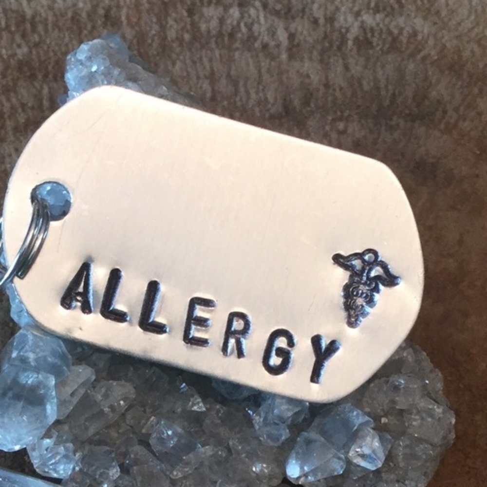 🗝Custom Allergy Dog Tag🗝