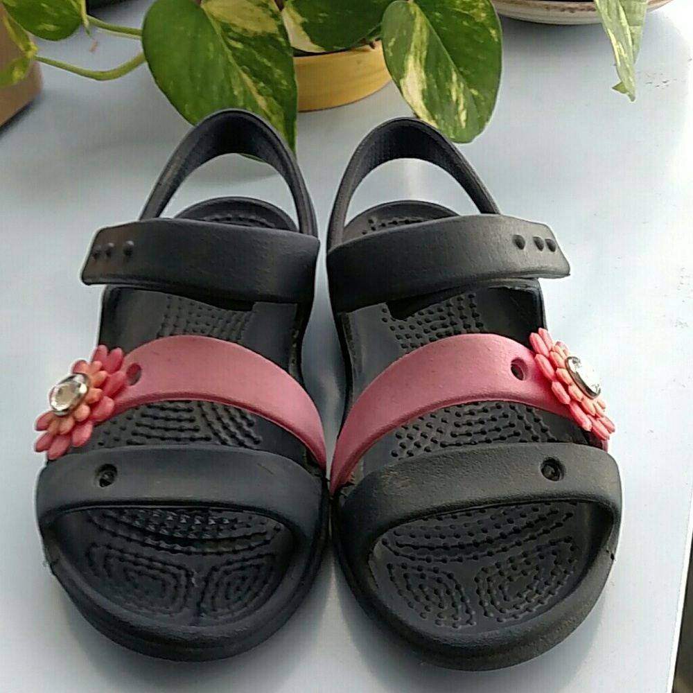 Toddler Crocs sandals, 8
