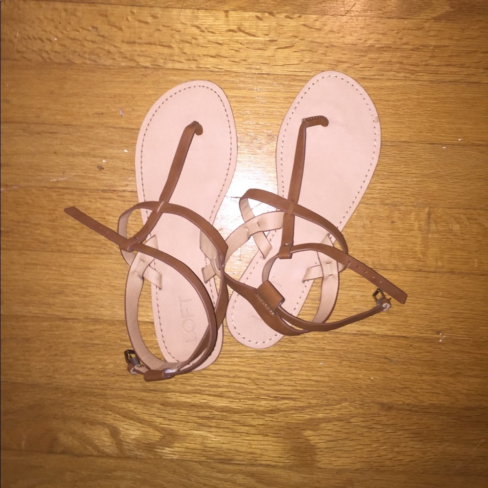 LOFT Brown Sandals