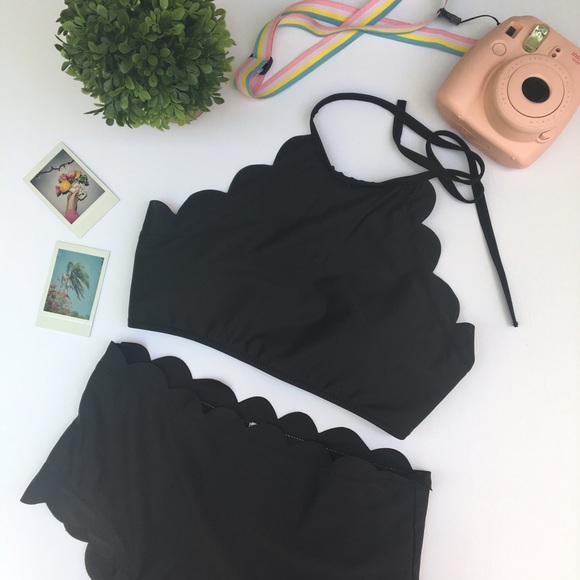 Urban Outfitters Other - brand new black high waisted swimsuit