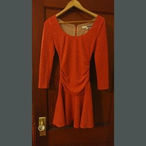 Pink long sleeve dress