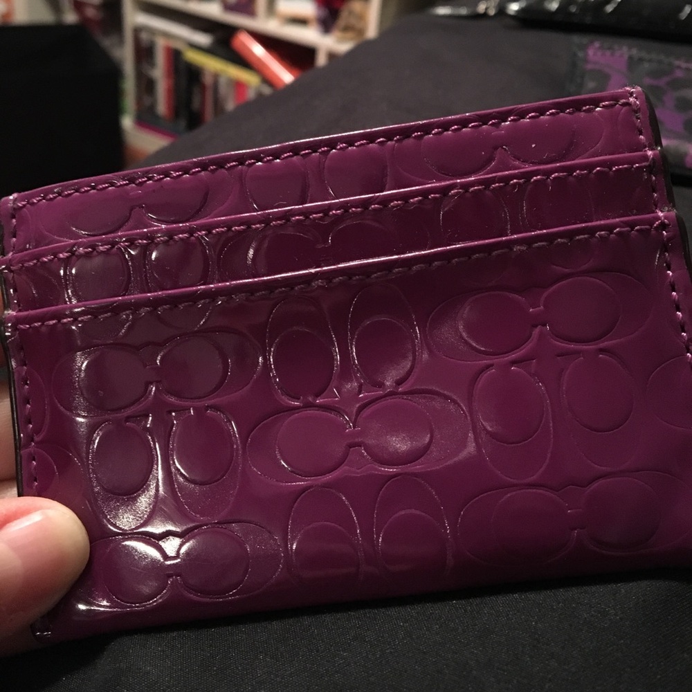Coach leather wallet