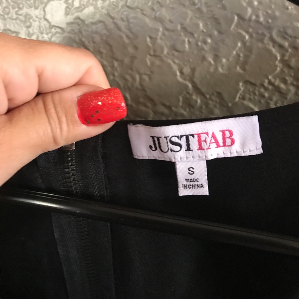 Justfab little black and lace dress - Picture 3 of 5