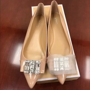 Michael Kors Michelle Flats 9 Crystal Rhinestone