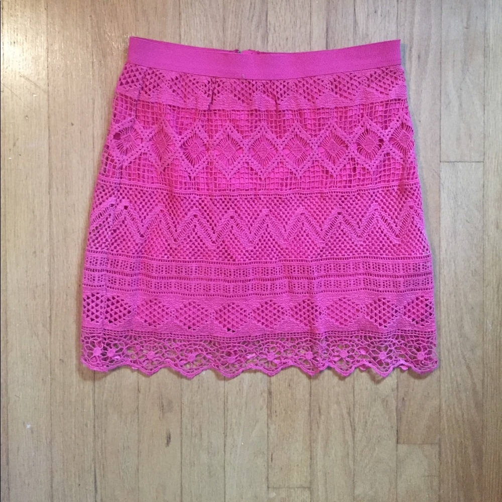 Lace Mini Skirt