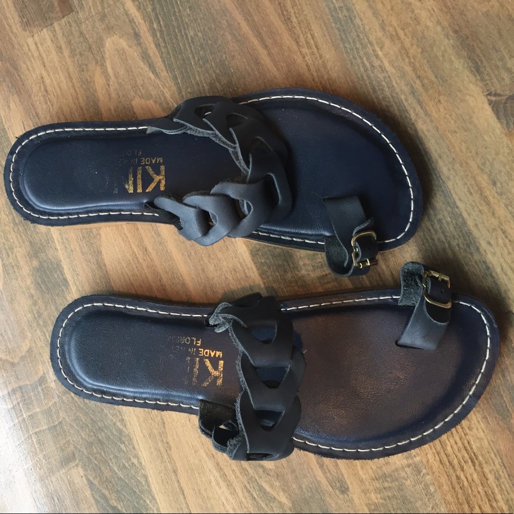 Navy Kino Sandals