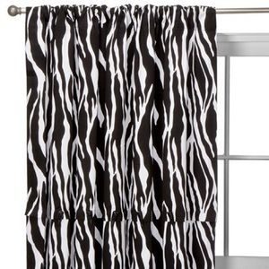 Xhilaration Zebra Stripe Cotton Window Panel