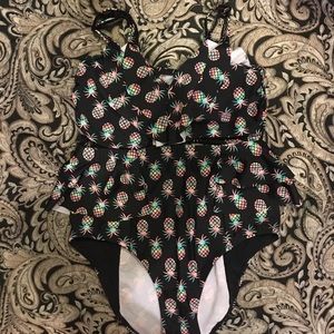 👙Hawaiian High Waisted Bathing Suit