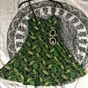 Tropical one piece and sunglasses SET