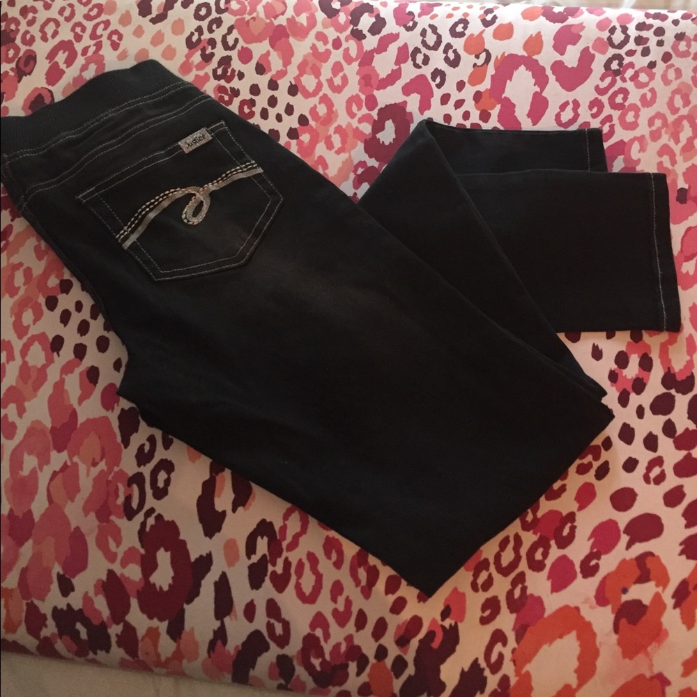 dark jeggings