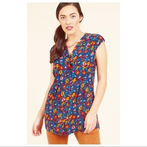 ModCloth Floral Tunic