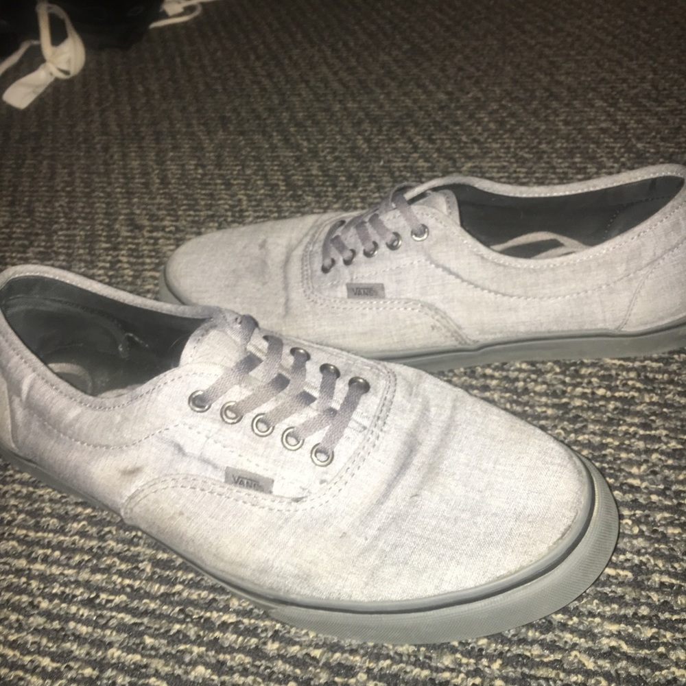 Mens grey vans