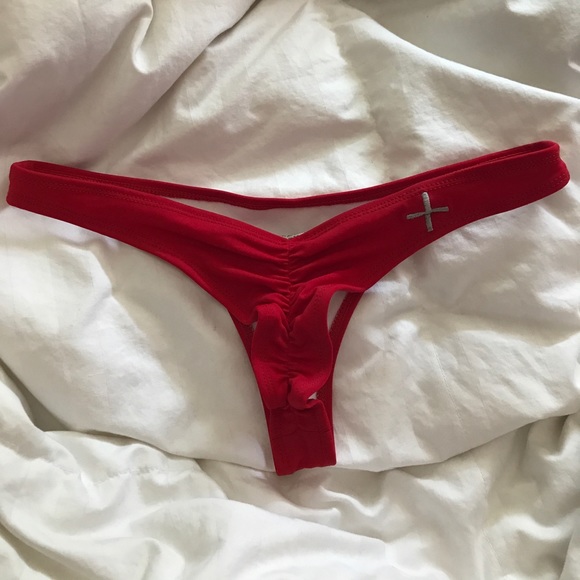 Coulbourne Swim - Rare Coulbourne Red Bikini bottoms Coulbourne Swim - Rare Coulbourne Red Bikini bottoms