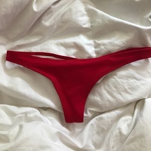 Coulbourne Swim - Rare Coulbourne Red Bikini bottoms Coulbourne Swim - Rare Coulbourne Red Bikini bottoms