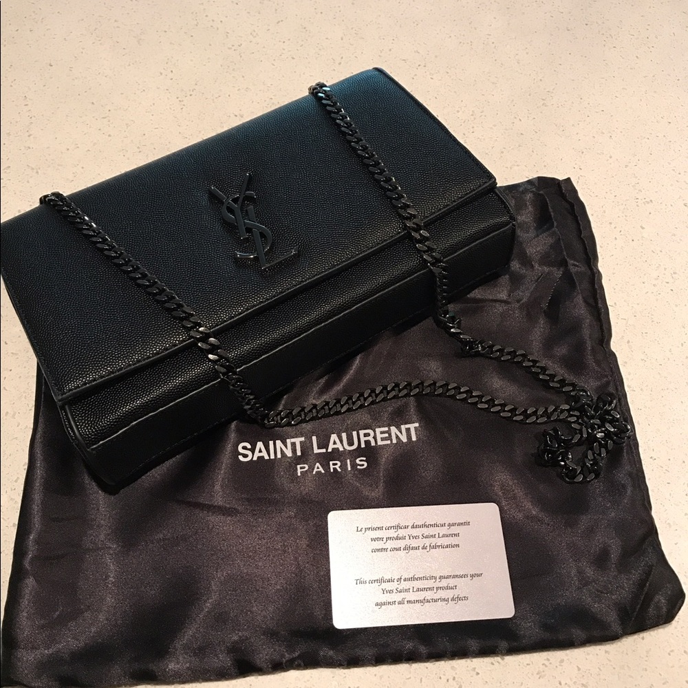 100% AUTHENTIC Yves Saint Laurent medium Kate bag