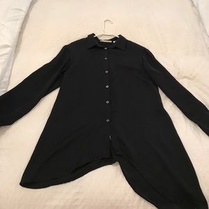 Authentic HOPE chiffon button down