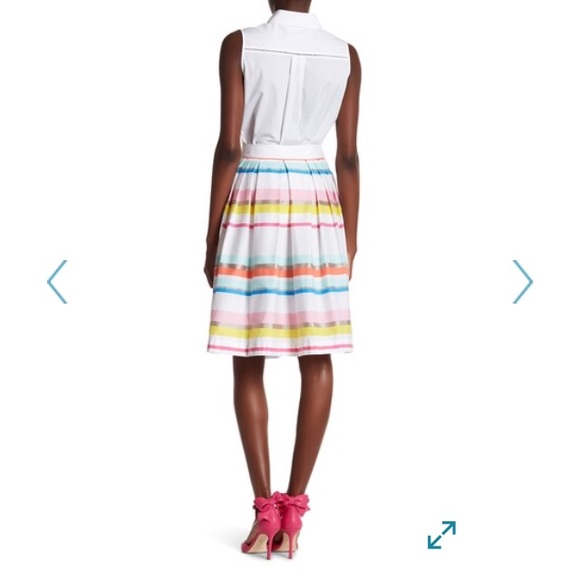 Kate Spade ribbon cape stripe skirt NWT - Picture 2 of 4